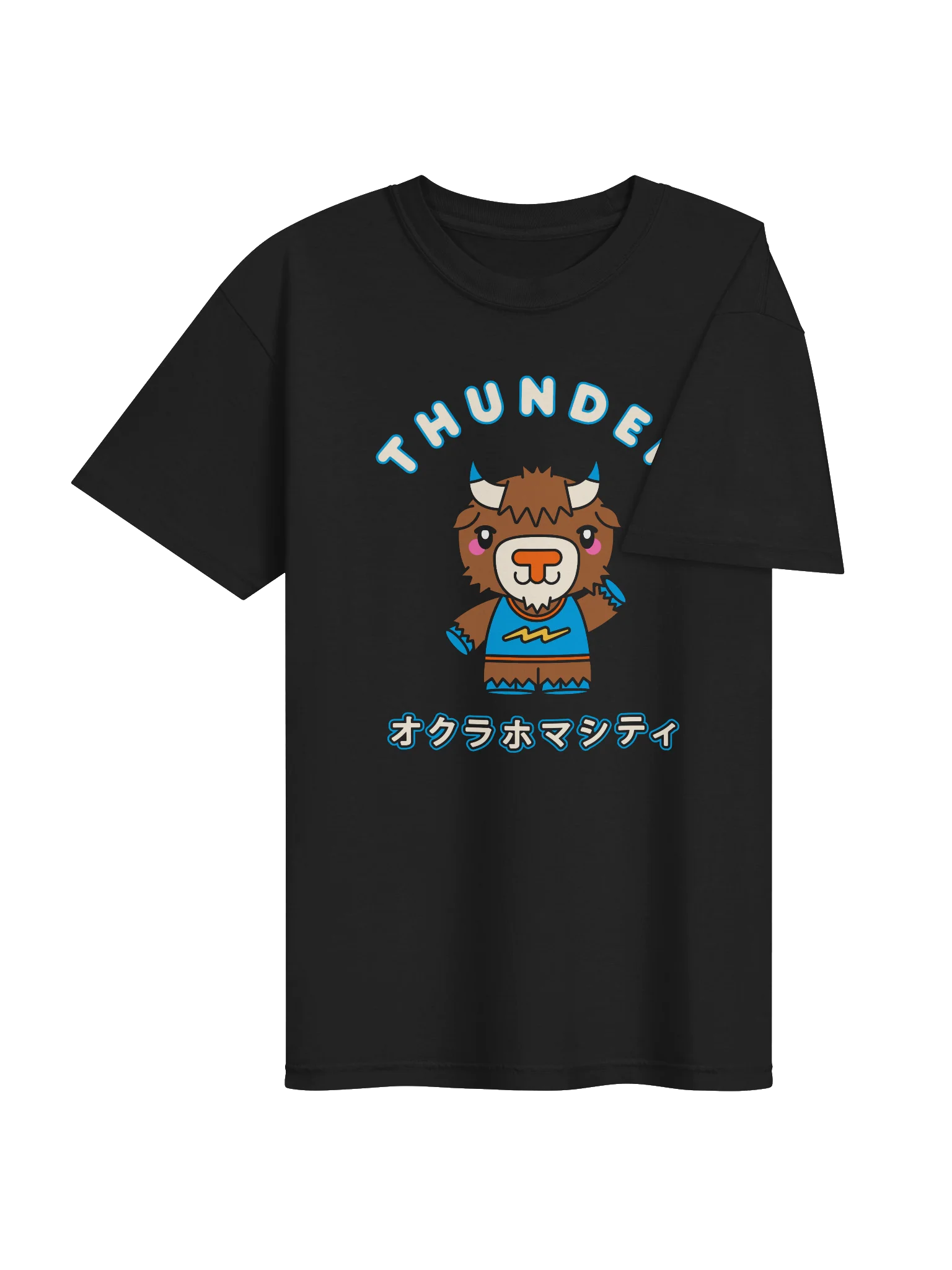 Thunder Basketball Kawaii Tee product image (10)