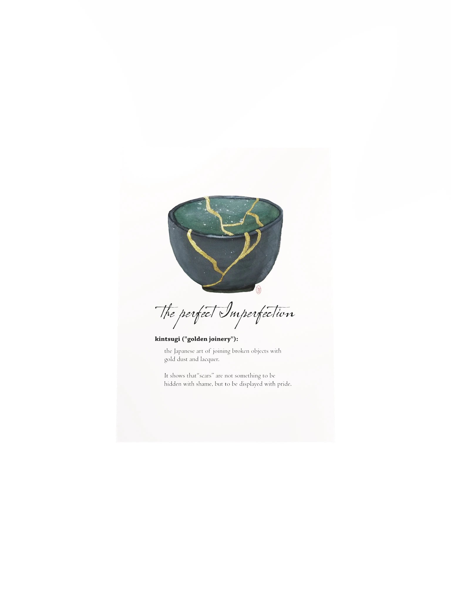 KINTSUGI - dark green cup product image (11)