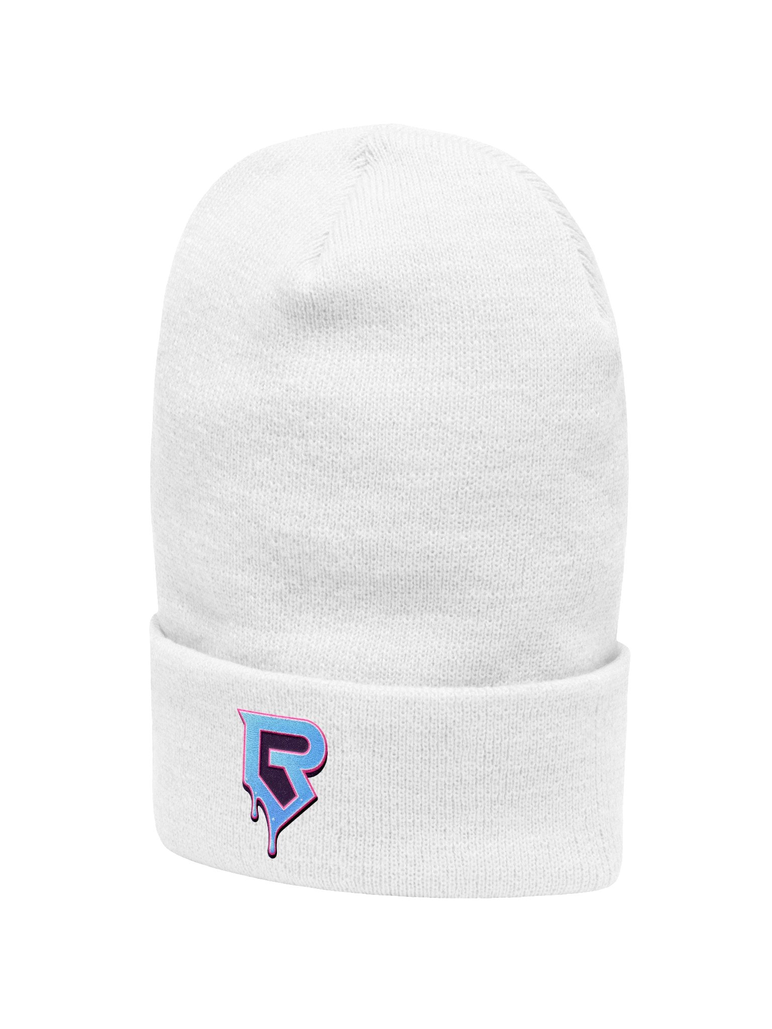 R Drippy White Beanie product image (2)