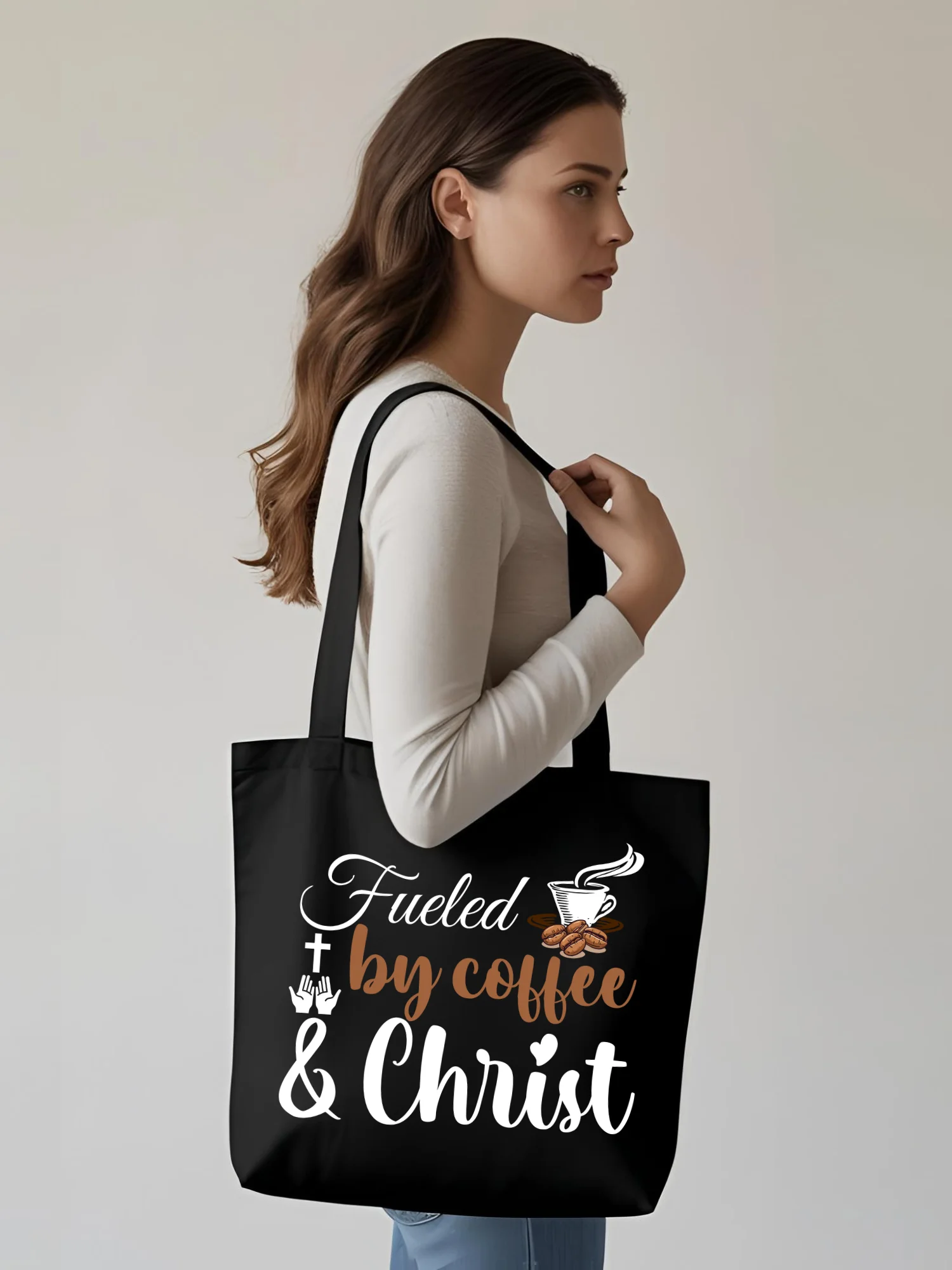 Fueled By Coffee and Chris, Eco Tote Bag. product image (1)