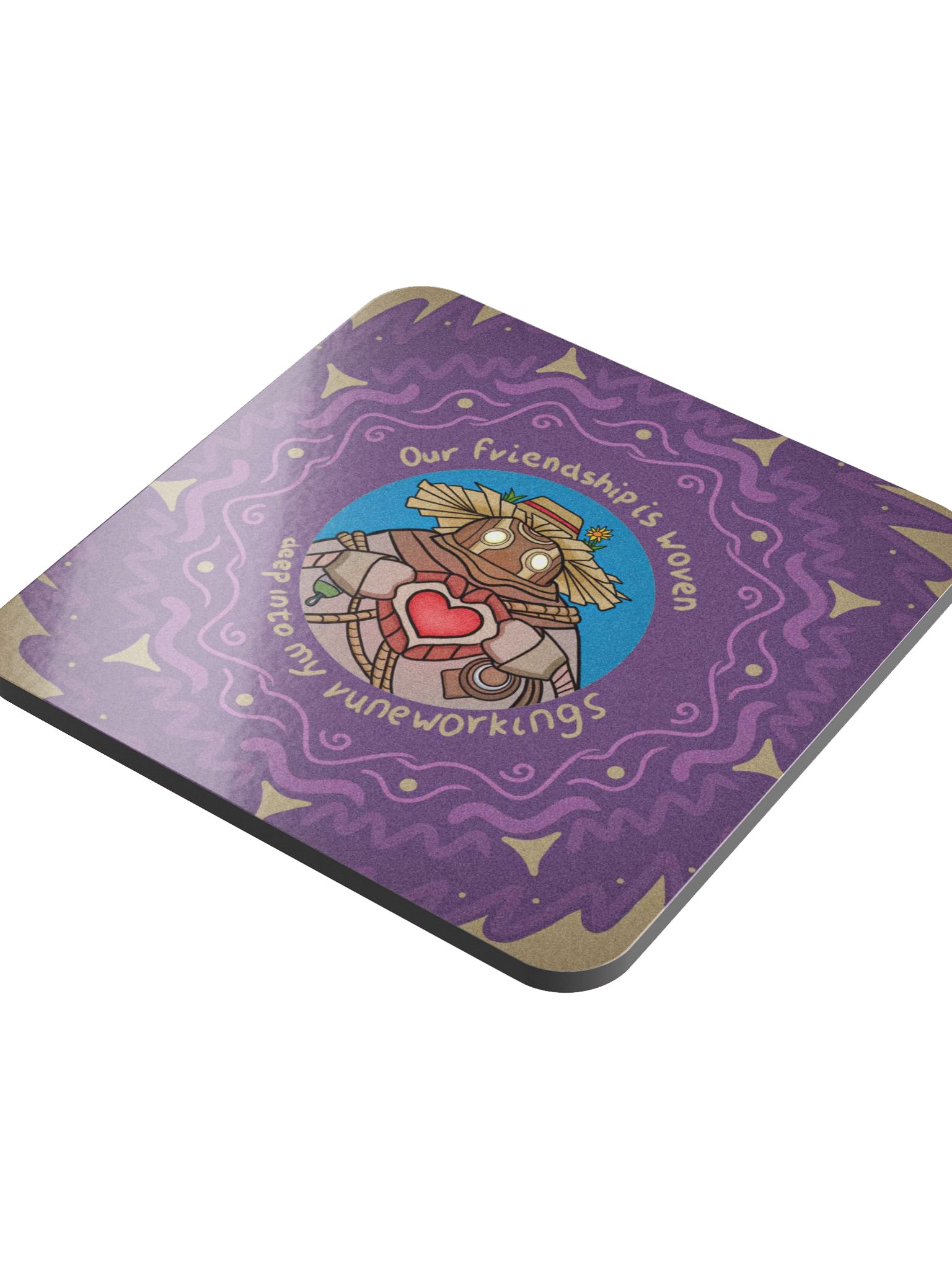 Palia Einar - Glossed Cork Coaster product image (4)