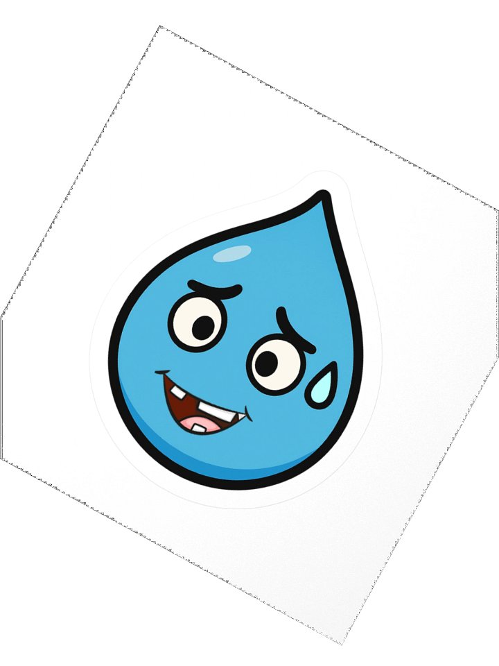 Sweatdrop Bob Kiss Cut Sticker product image (2)