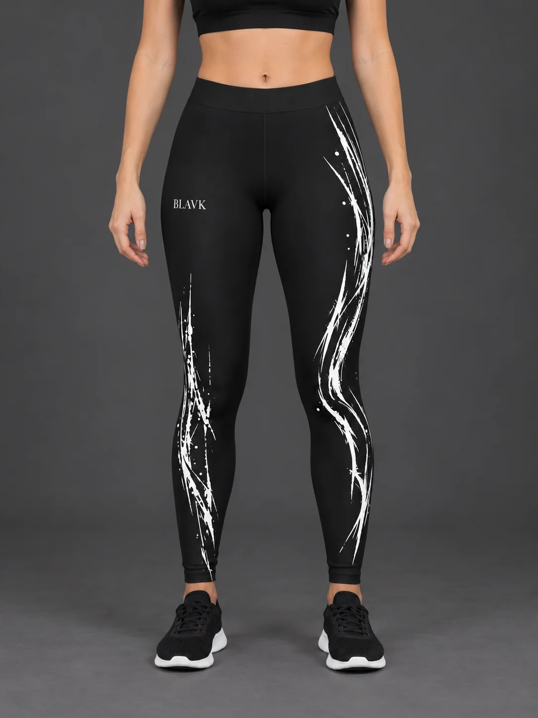 BLAVK NOCTURNE Women’s Sport Leggings — Black product image (1)