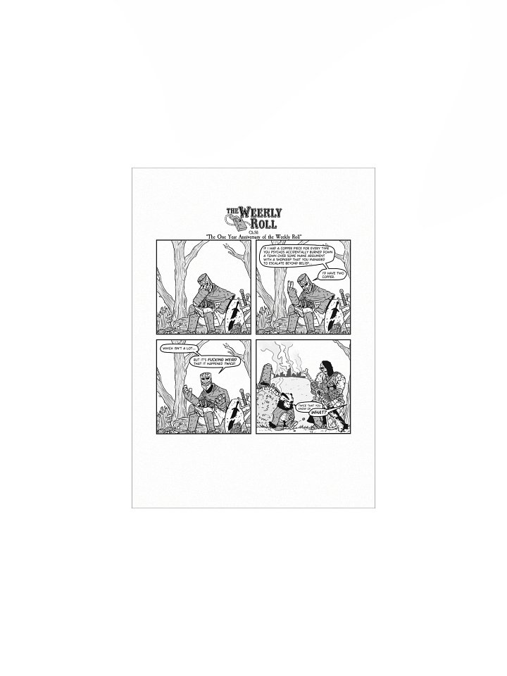 The Weekly Roll Ch. 50. Print Rectangular product image (2)