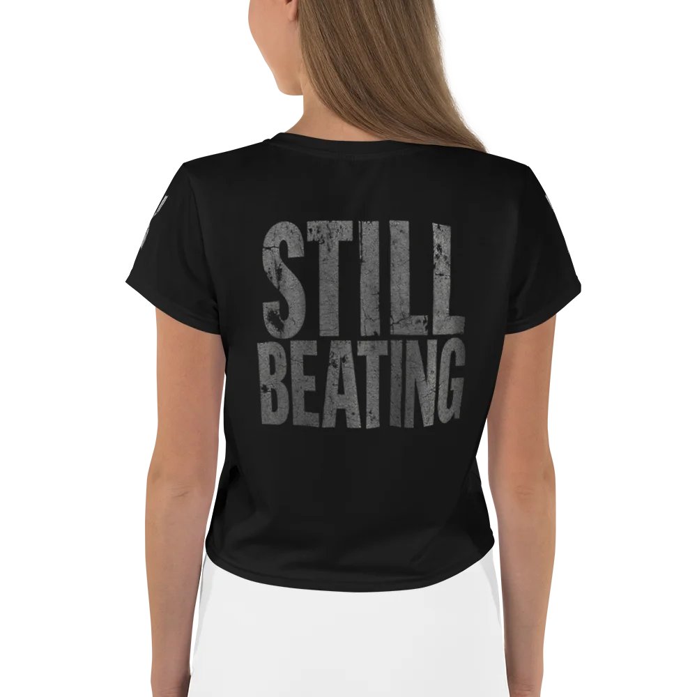 Emotionally Broken Crop Graphic Tee product image (2)