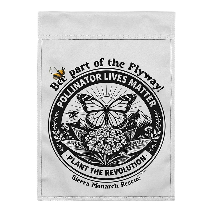 Pollinator Lives Matter Garden Flag product image (2)