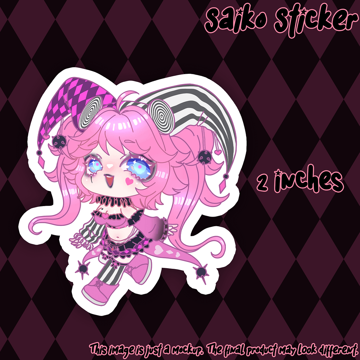 Saiko Sticker [PREORDER] | RaechitMerch