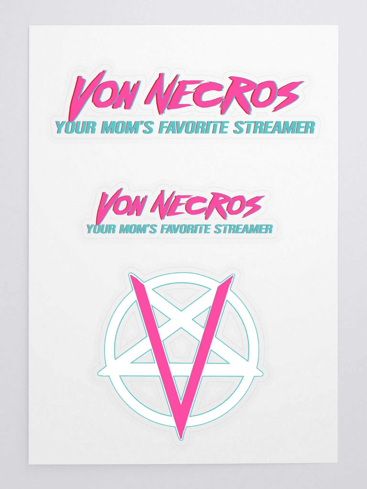 "Your Mom's Favorite" Sticker Sheet product image (3)