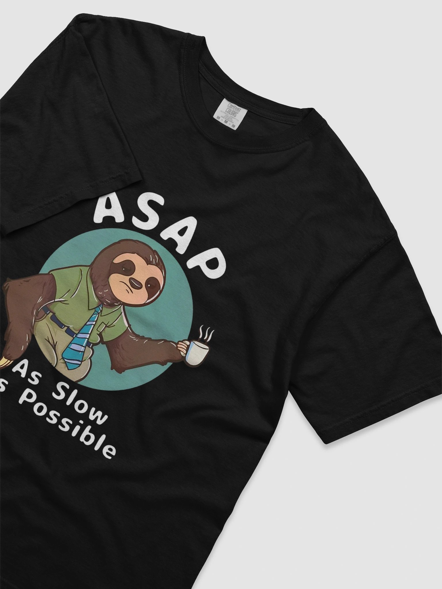 Rise and Grind Sloth Office Tee product image (3)