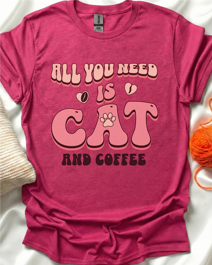 You Need Cat & Coffee T-Shirt product image (1)