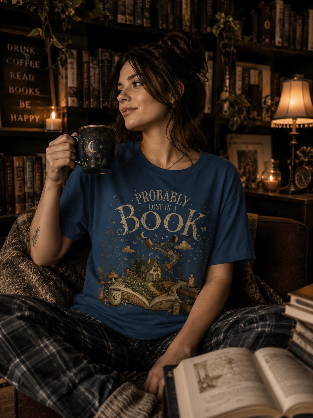 Probably Lost in a Book Tee product image (1)