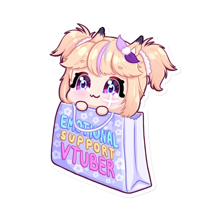 Emotional Support VTuber Magnet product image (2)