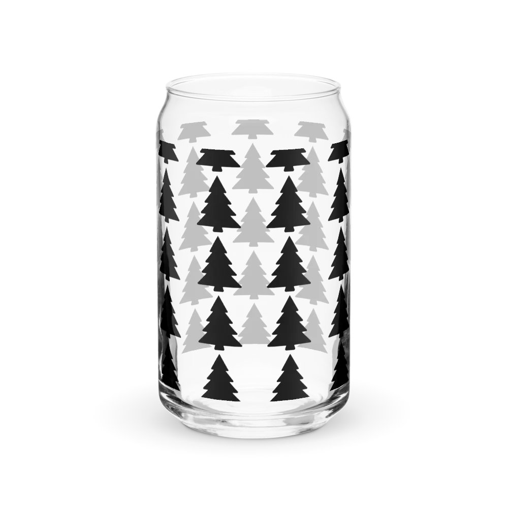 Festive Tree Pattern Can-Shaped Glass product image (6)