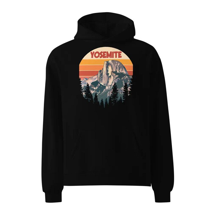 Vintage Yosemite Retro Mountain Unisex Hoodie product image (1)