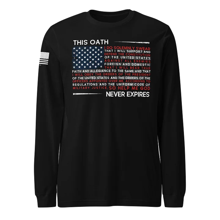Veteran Oath Long Sleeve product image (1)