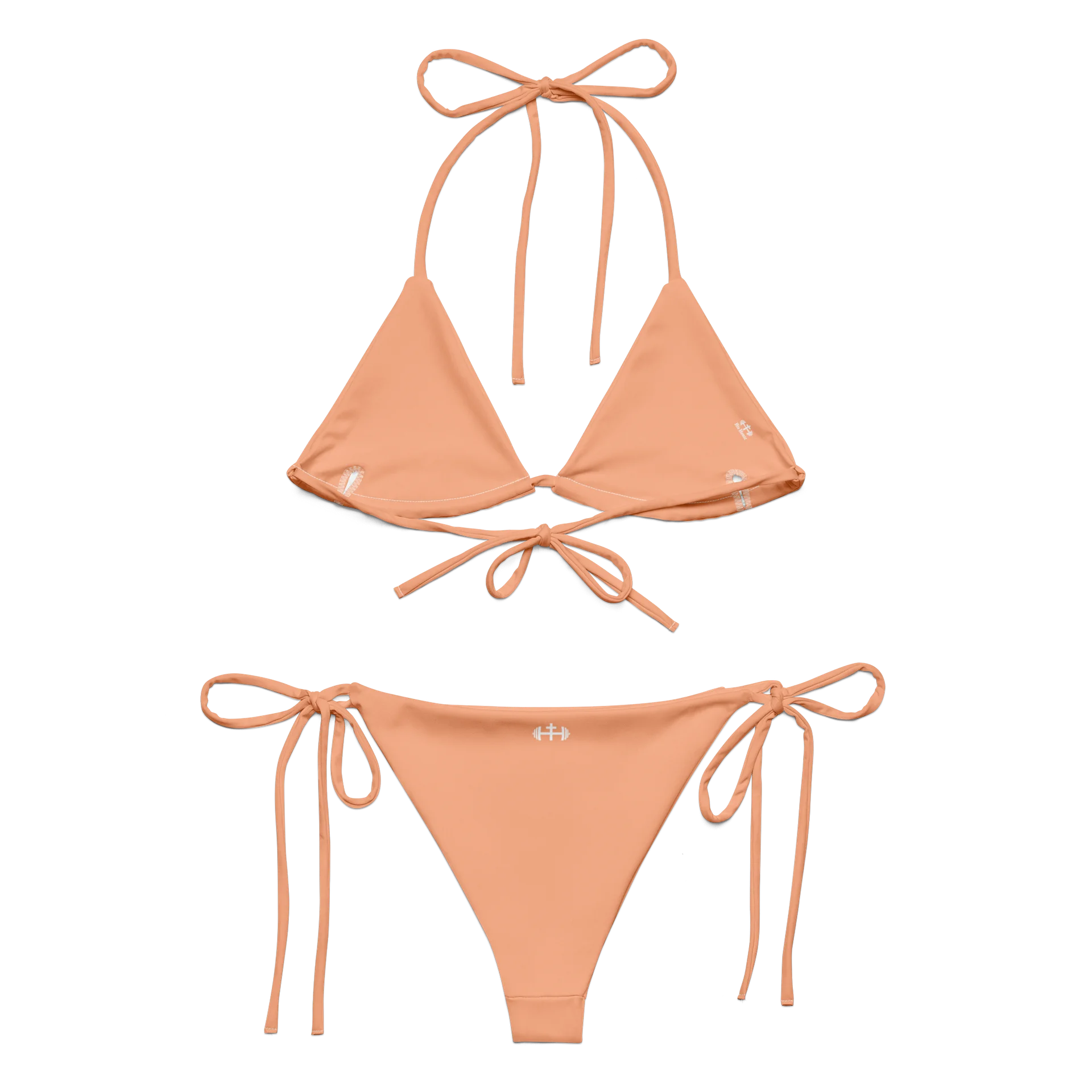 His House String Bikini Set - Coral product image (8)