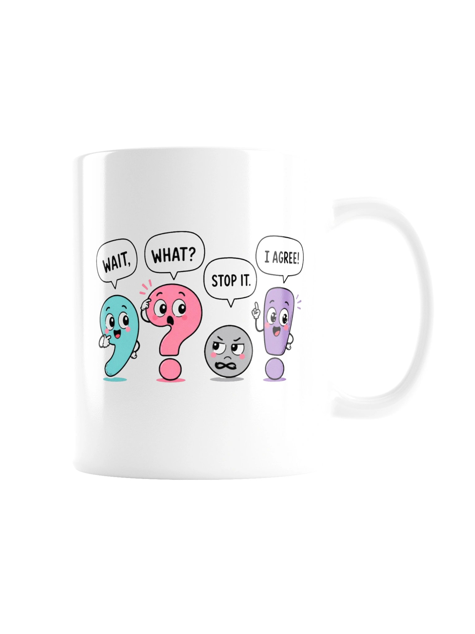 English Grammar Teacher Speak Up Punctuation Mug product image (9)