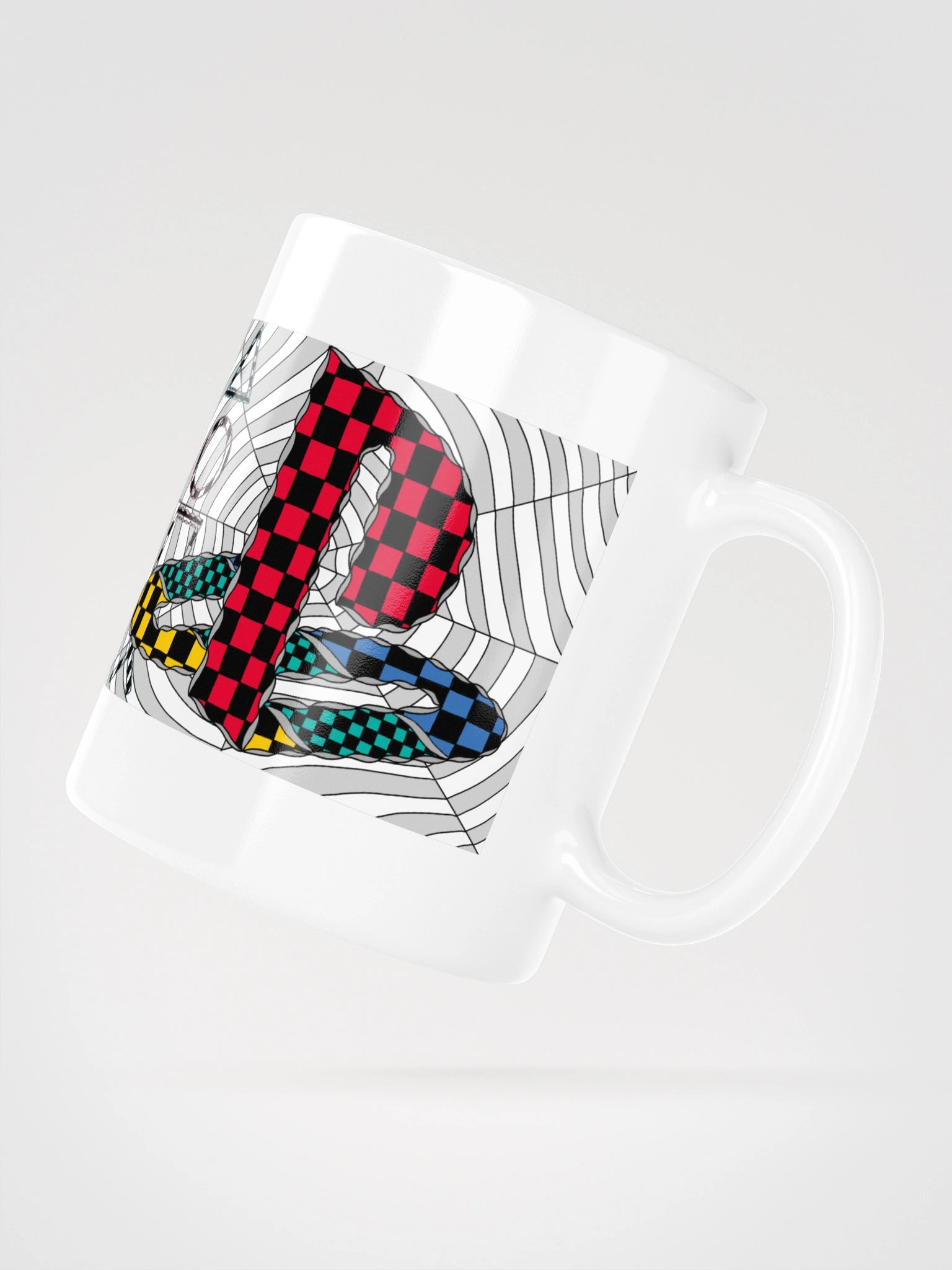 White Glossy Mug (PlayStation v2) product image (4)