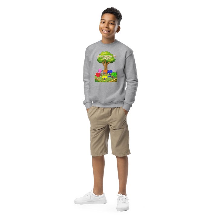 Little Hearts Big Stories Neck Sweatshirt product image (7)