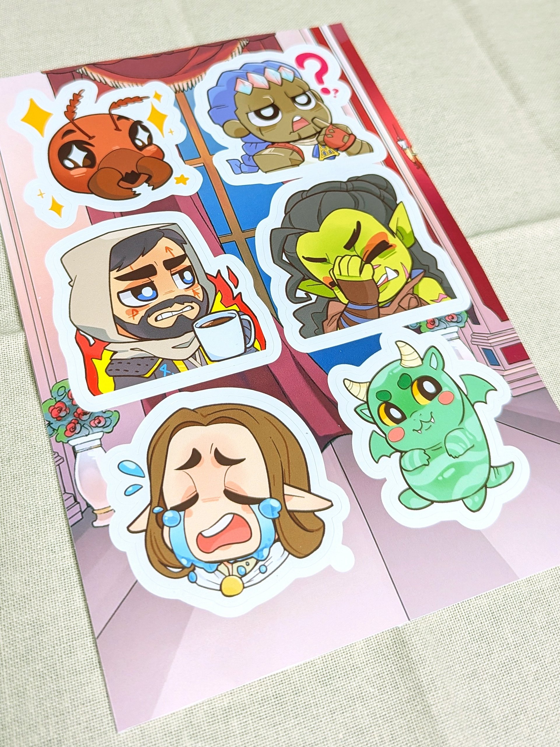Emote Sticker Sheet product image (2)