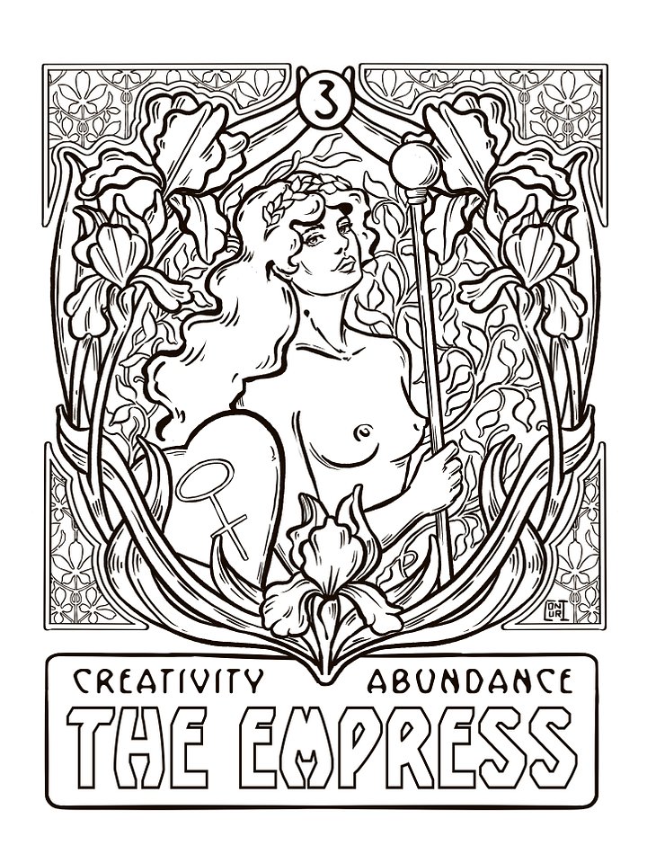 Colouring Page - The Empress product image (1)