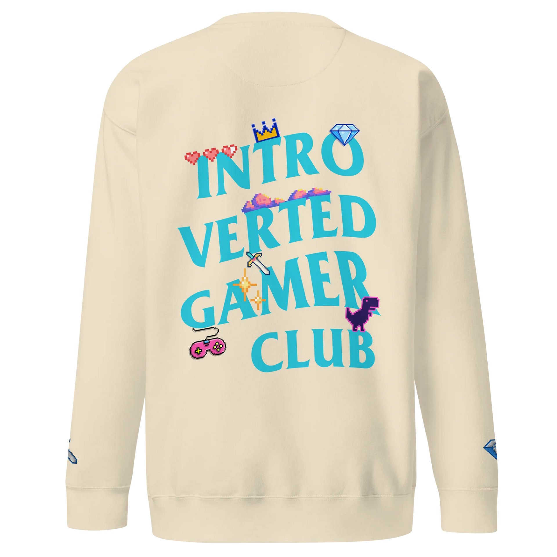 Introverted Gamer Club "Pixel-Elated" Sweatshirt product image (1)