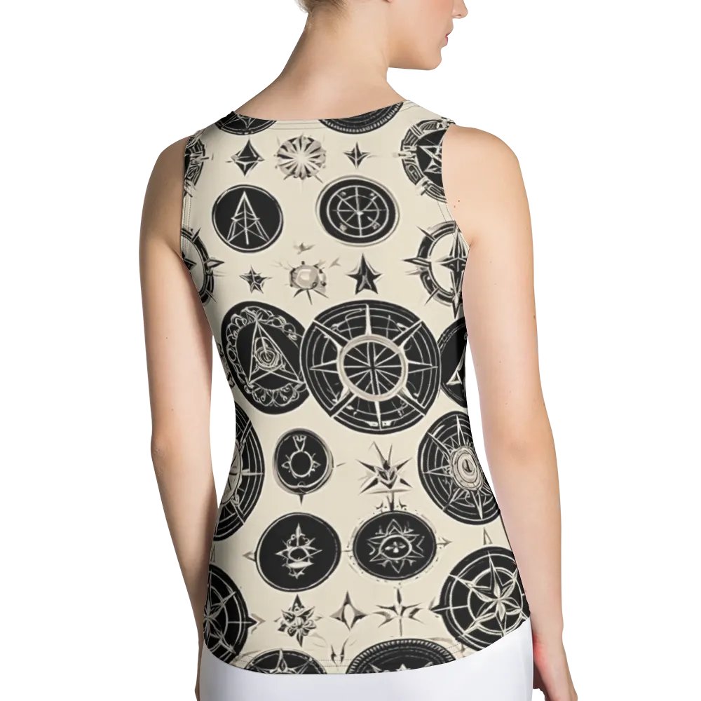 Cream Symbology Tank Top product image (3)