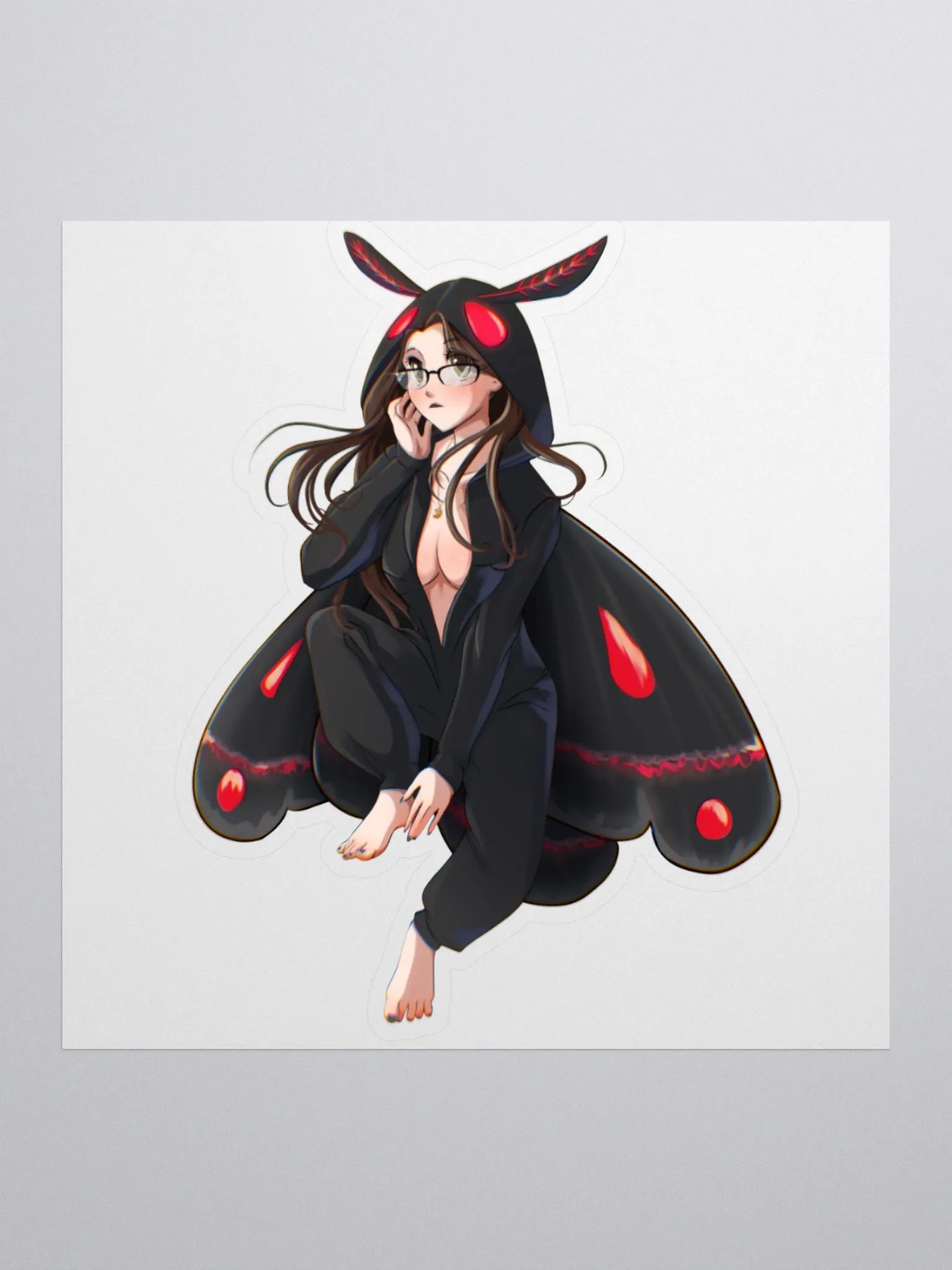 Mothman Whovie Sticker product image (1)