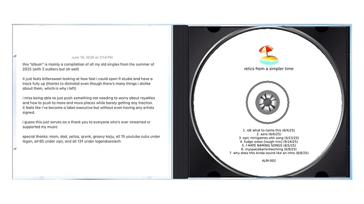 zqiv & lögan - relics from simpler times (Album) product image (2)