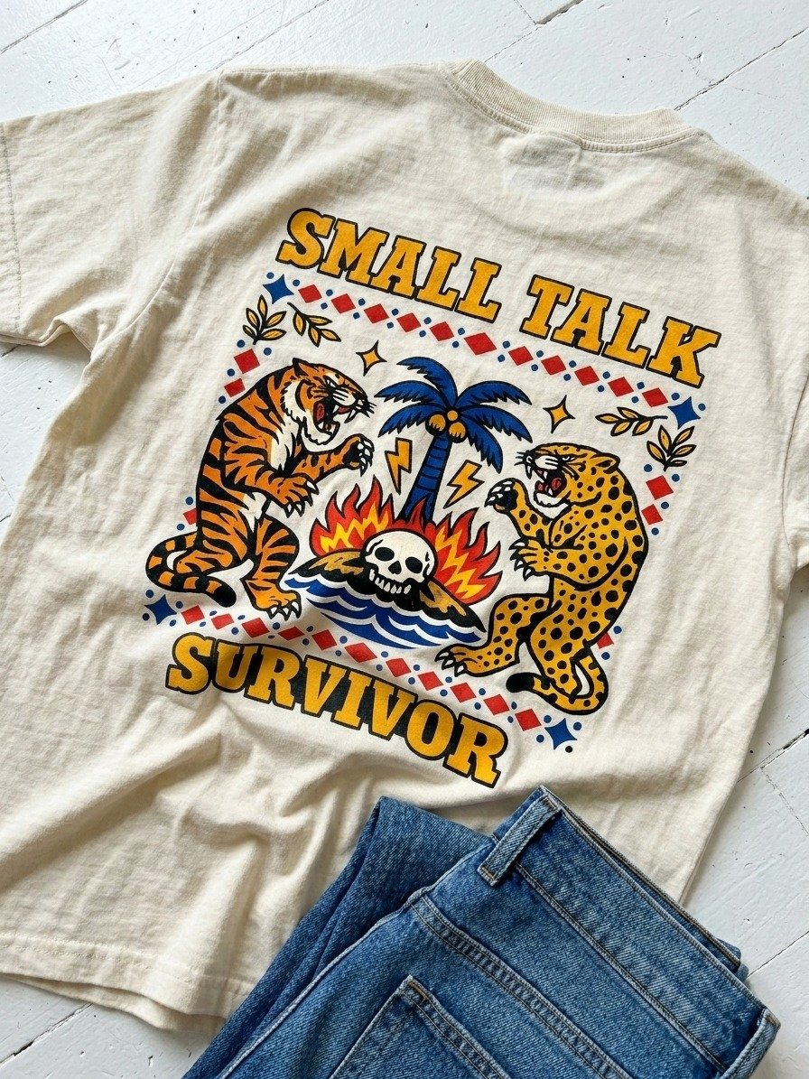 Small Talk- Tiger FERAL T-Shirt product image (5)