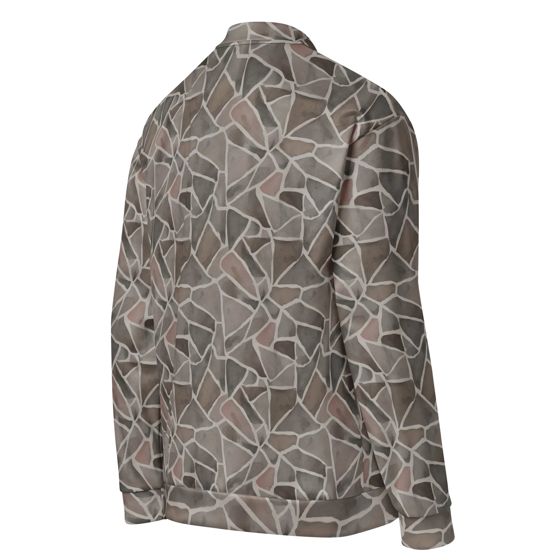 Rock Pattern Bomber Jacket product image (4)