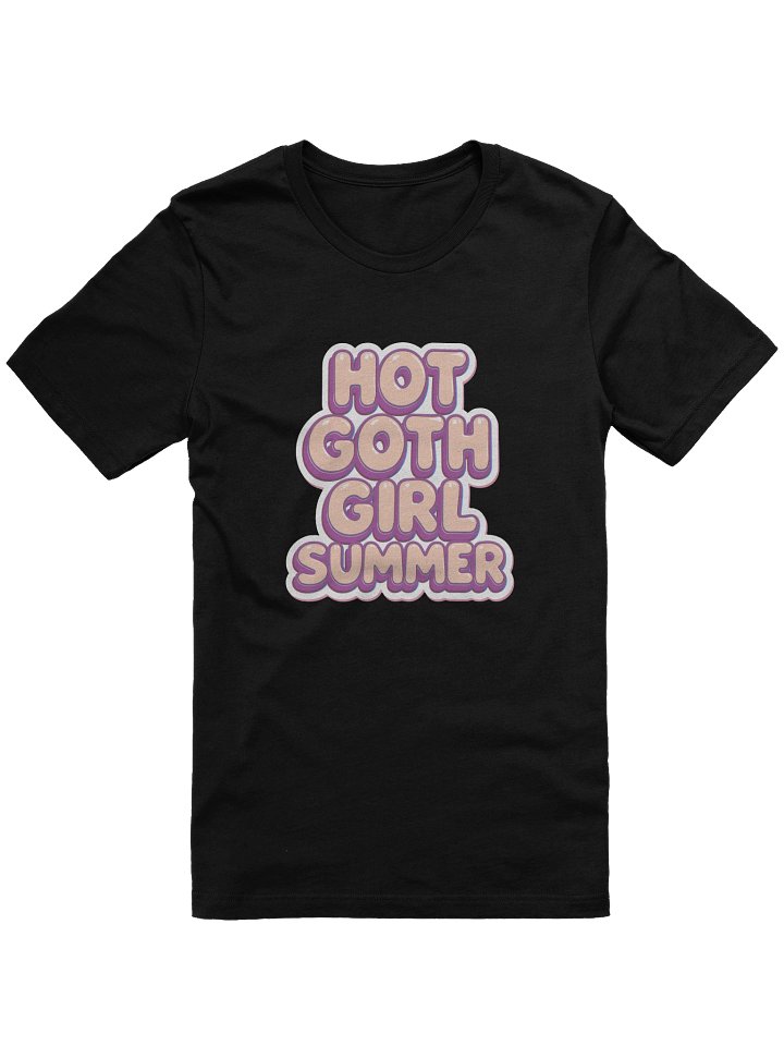 Hot Goth Girl Summer T-Shirt product image (3)