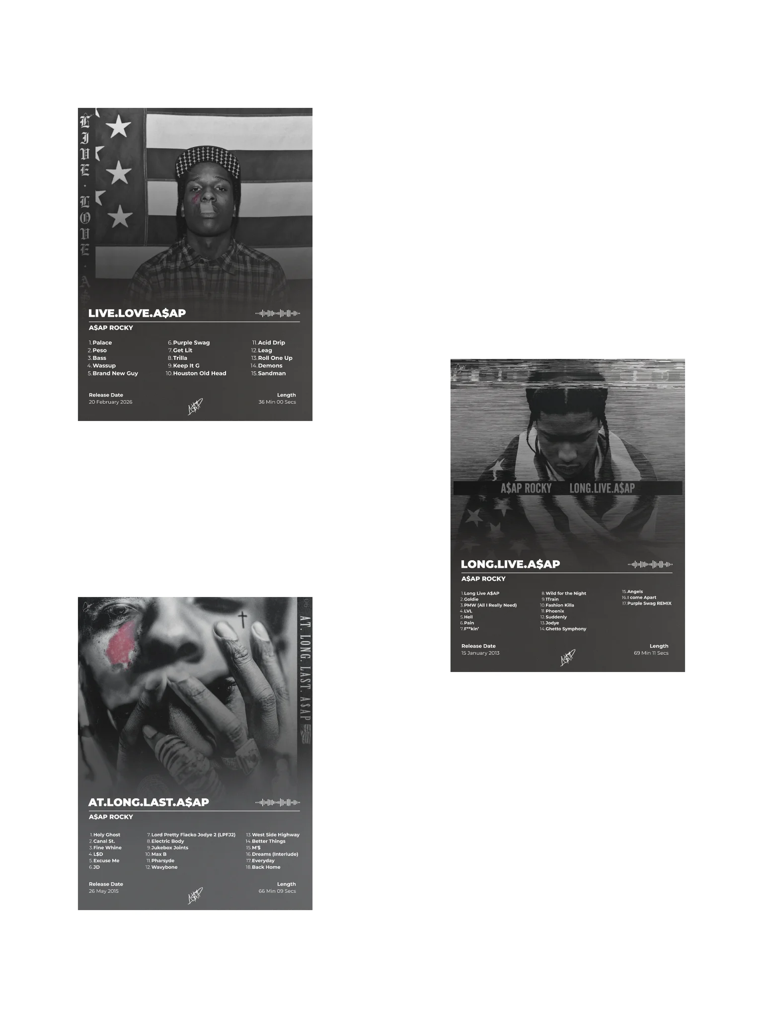 A$AP Trilogy Set product image (1)