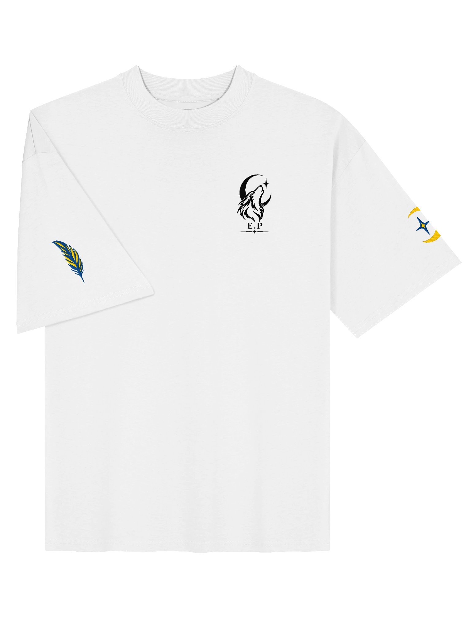 Tshirt Premium 100% coton - Elyanore Phirel manche et buste brodé product image (7)