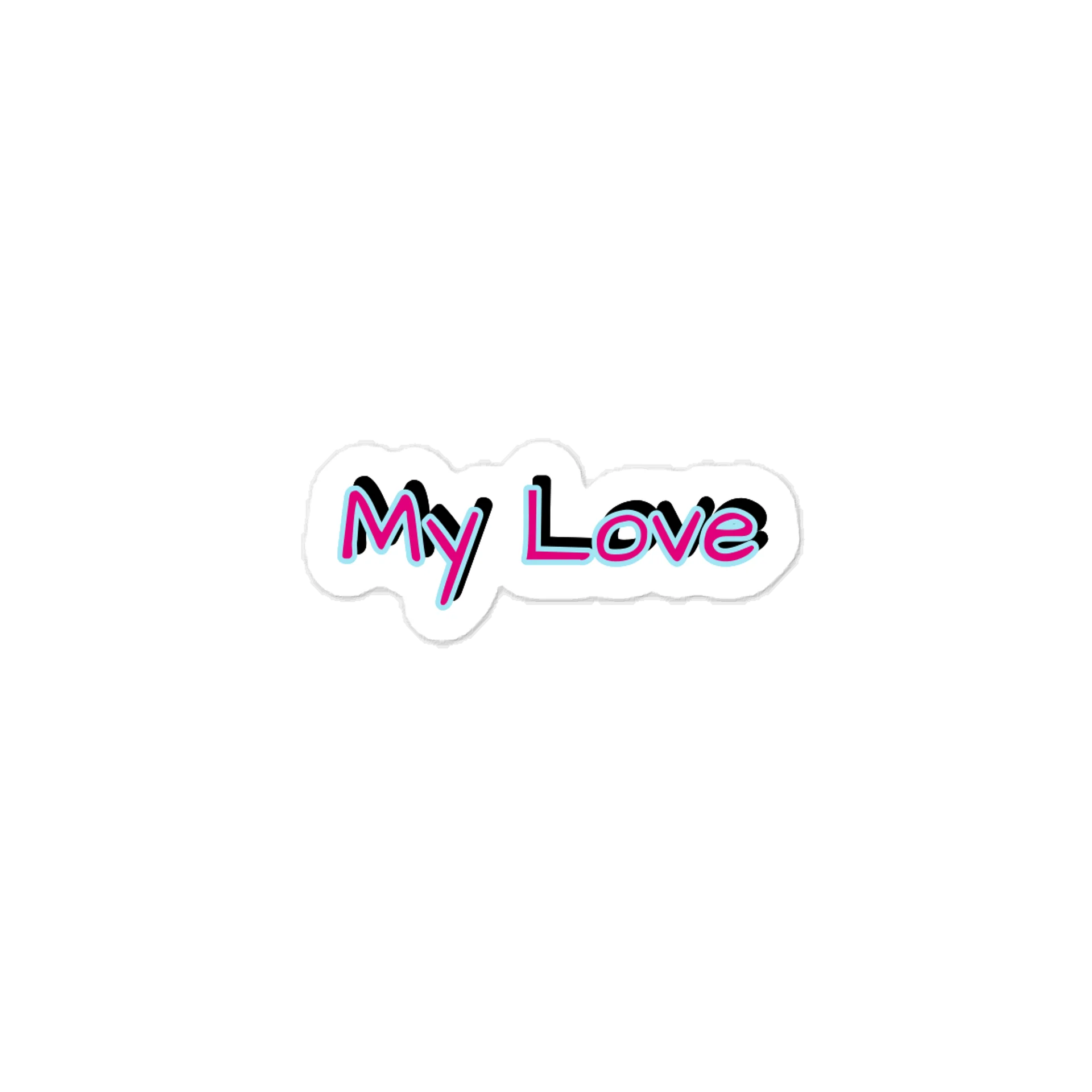 MY Love Valentine’s Day Sticker. product image (1)