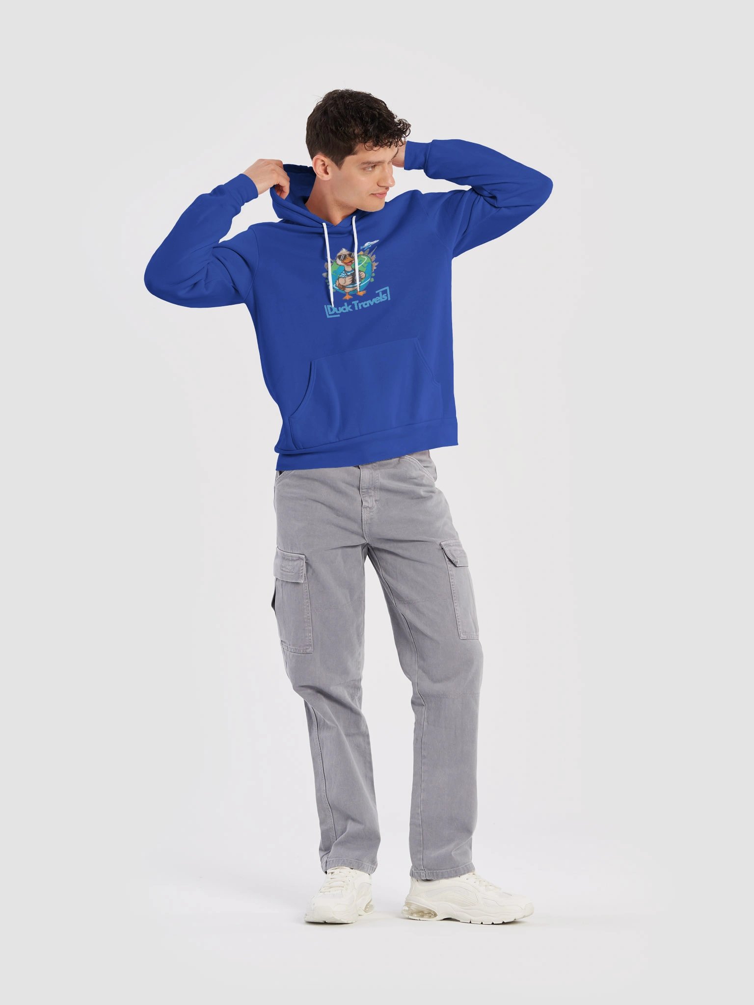 "Traveller Duck" Hoodie "Unisex" product image (49)