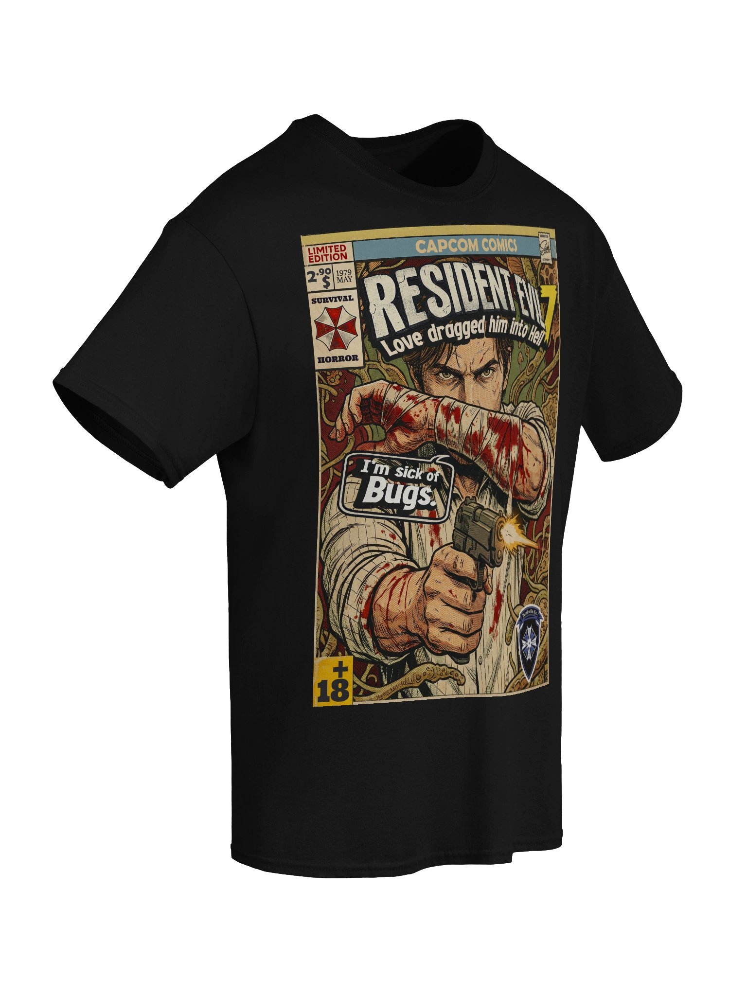 Resident Evil 7 Comic Art T-Shirt product image (6)