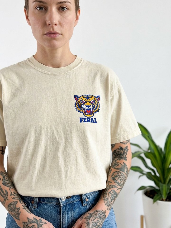 Small Talk- Tiger FERAL T-Shirt product image (2)