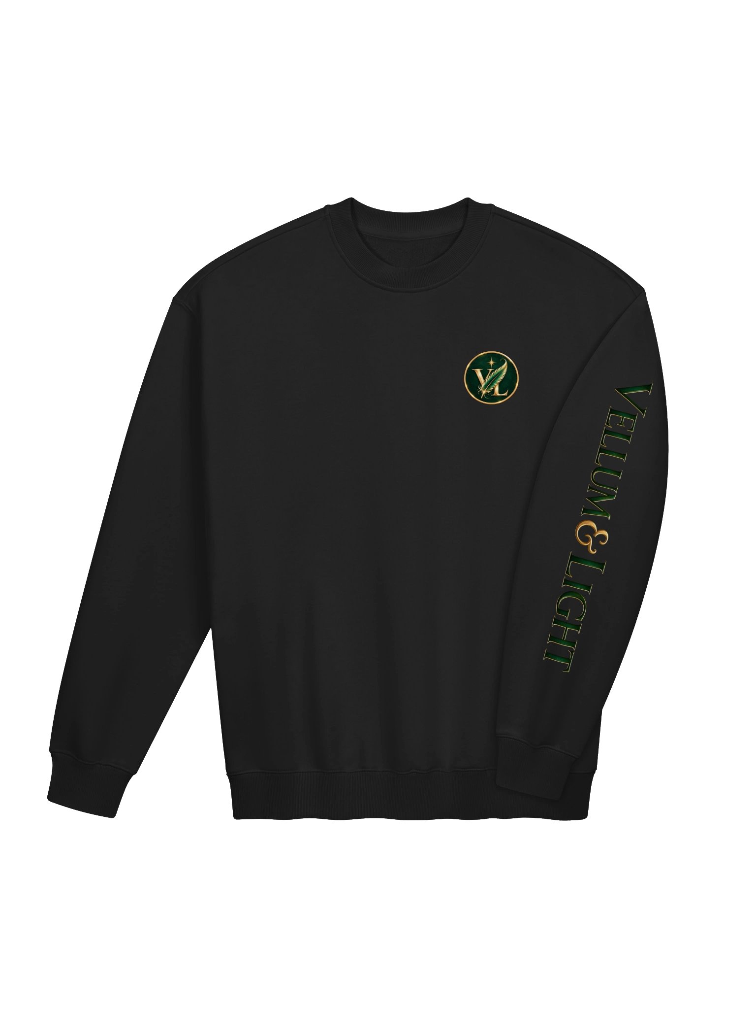 V&L Media Mark Gold Emblem French Terry Crewneck product image (2)
