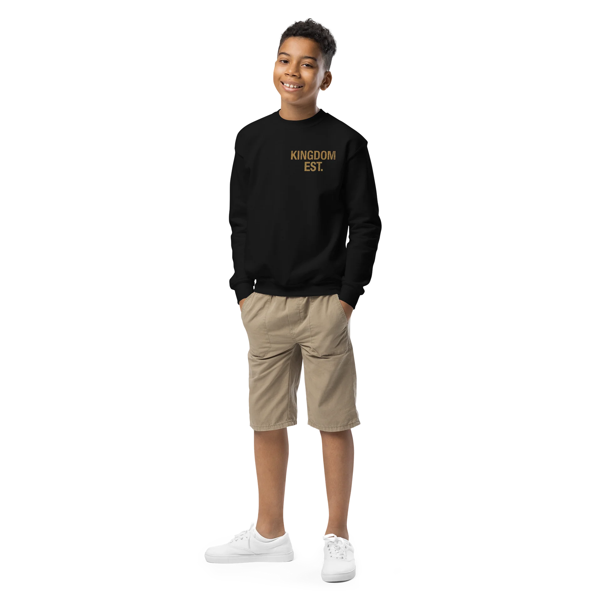 Gildan Youth Crew Neck Sweatshirt product image (1)