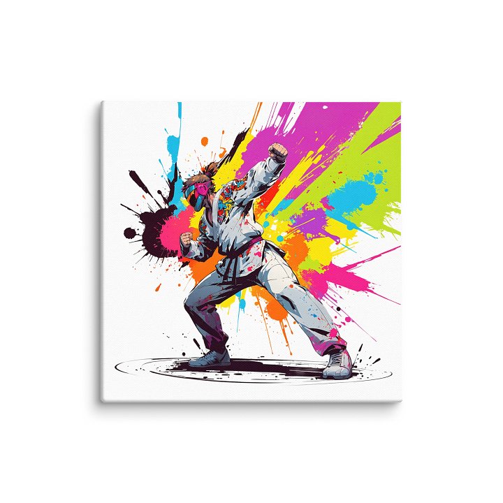 Canvas (in) ( D_0144_Color Kick Taekwondo Boy of the Streets ) product image (11)