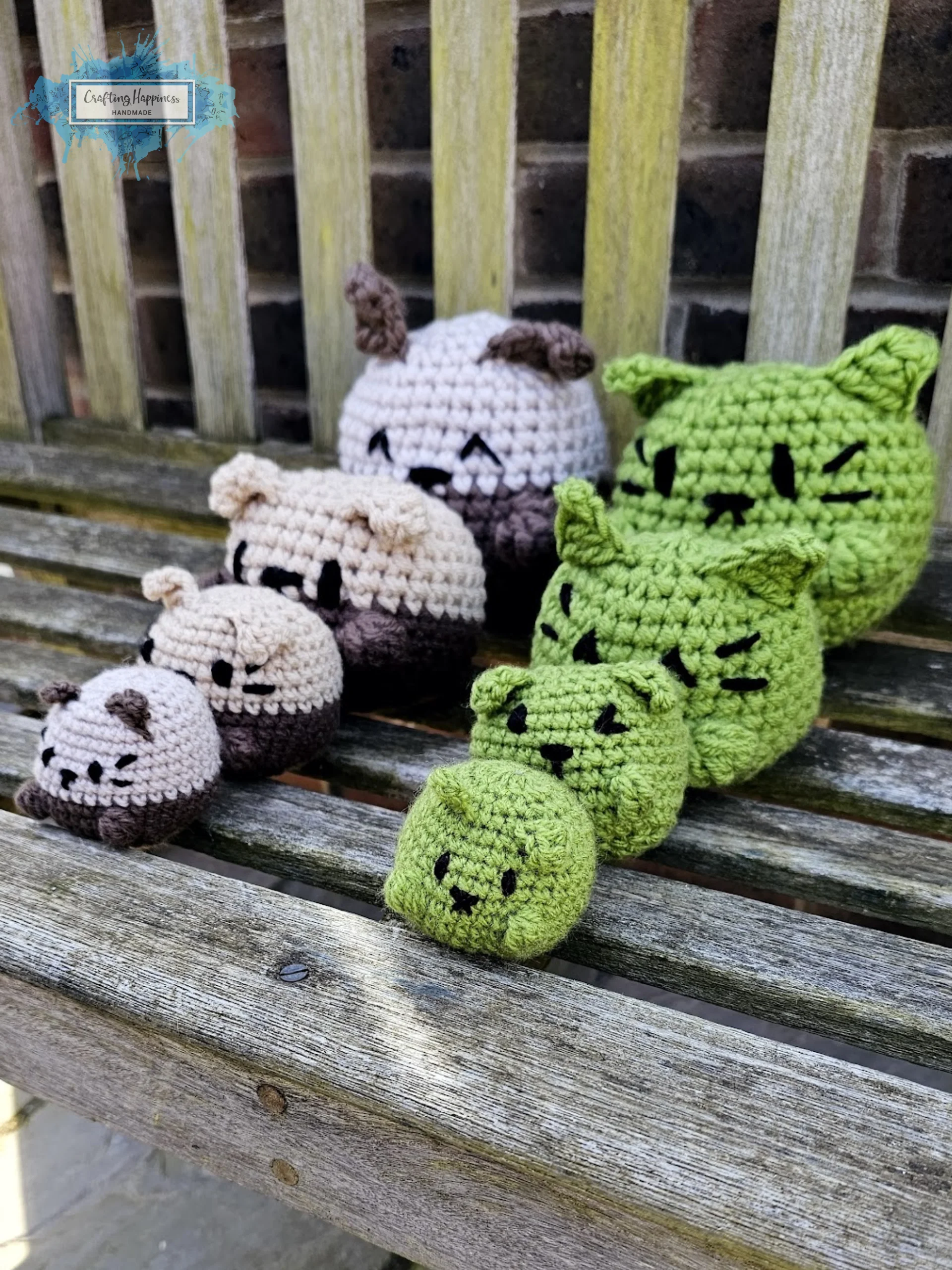 No Sew Amigurumi Cats & Dogs Crochet Pattern | 4 Sizes (PDF) product image (3)
