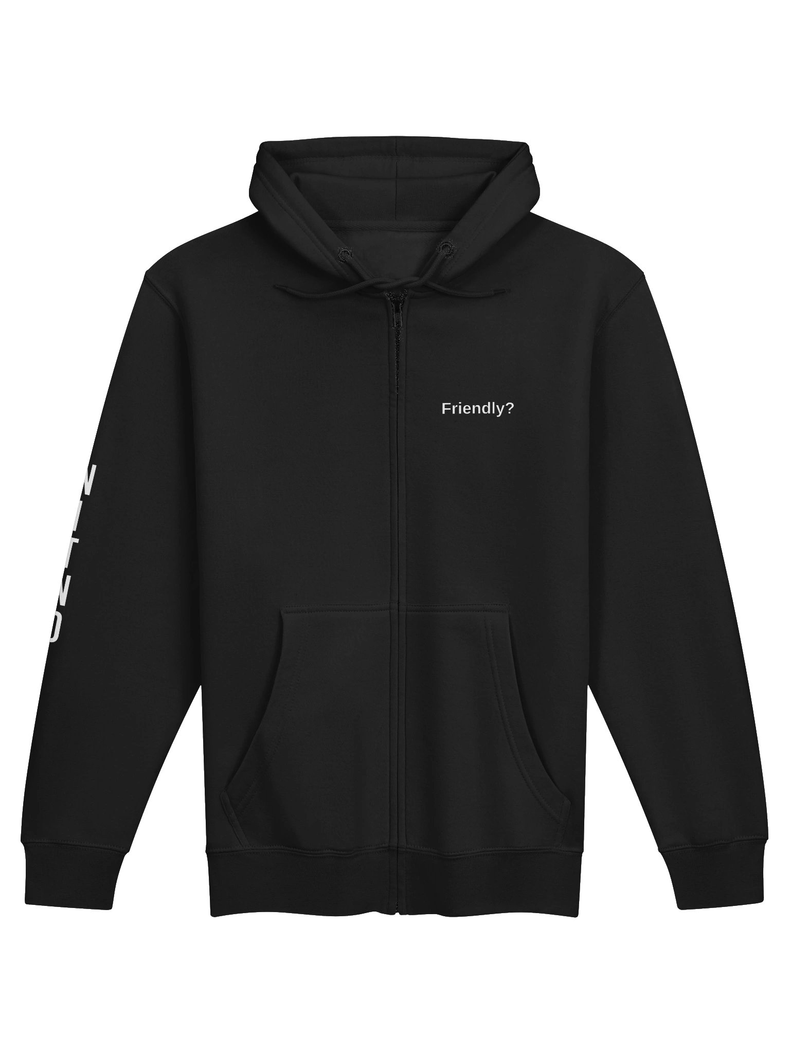 Friendly? Hoodie | WITH ZIPPER product image (1)