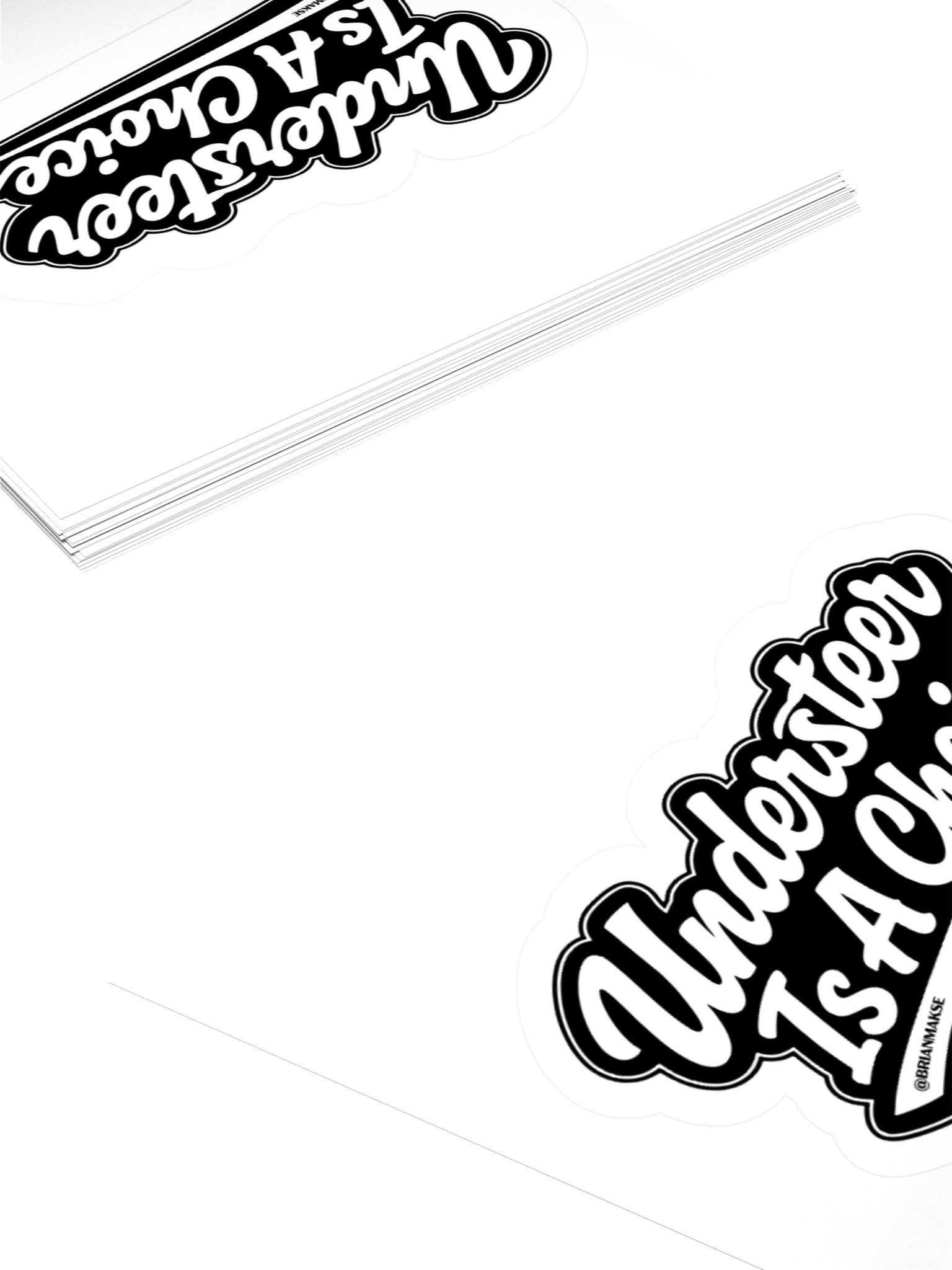 UNDERSTEER IS A CHOICE STICKER product image (12)