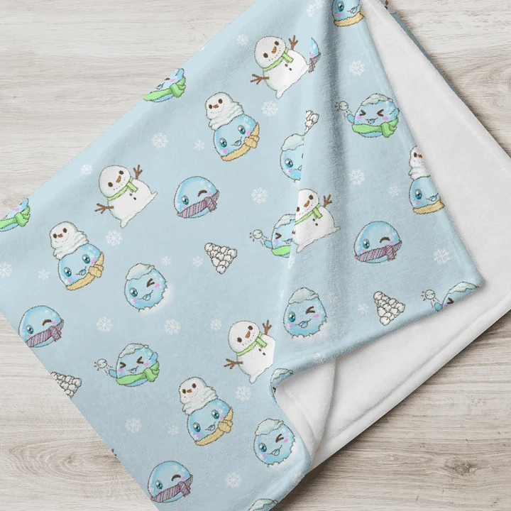 Snow Slime Throw Blanket product image (1)