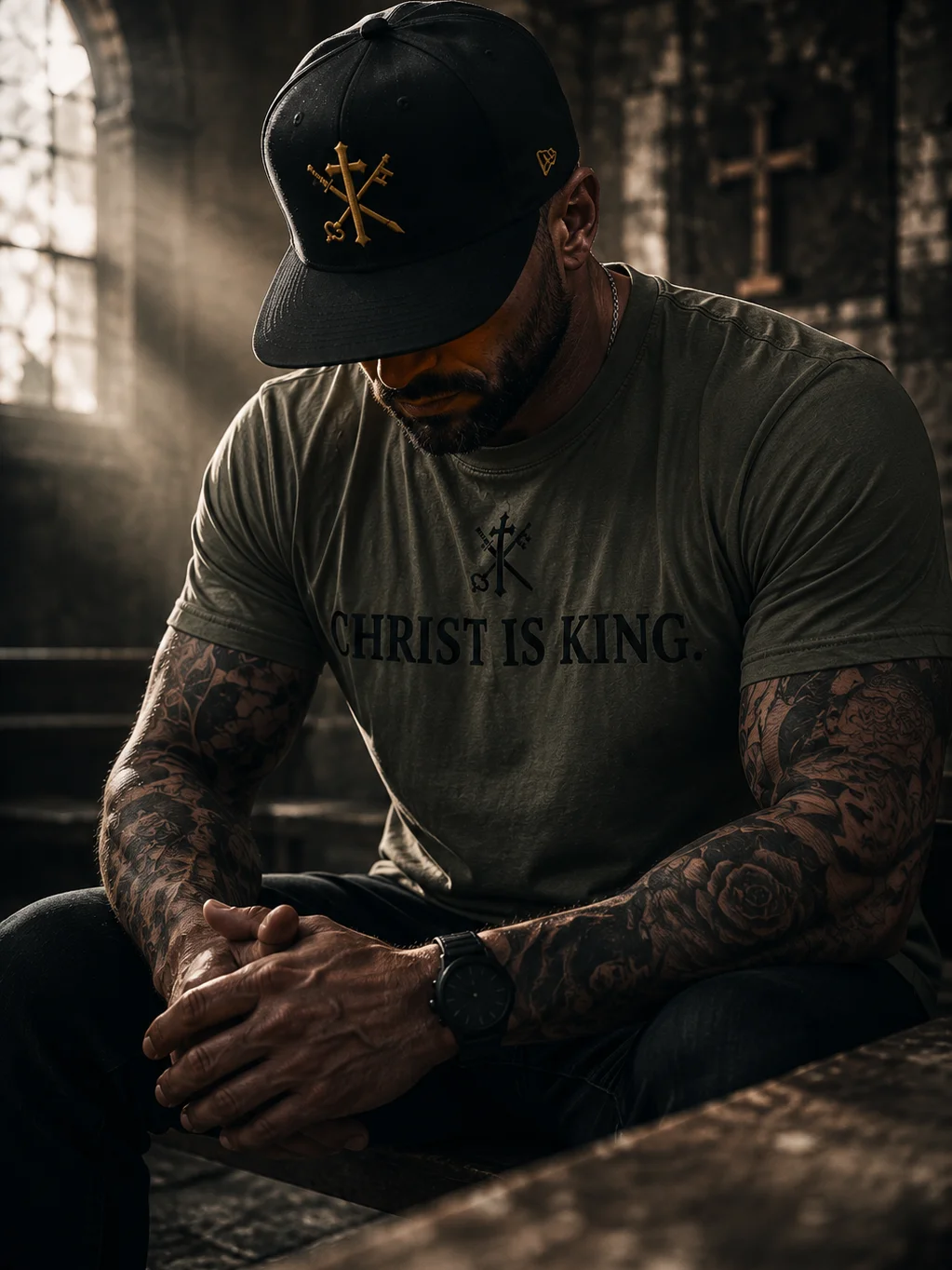 Christ Is King Essential Tee product image (1)