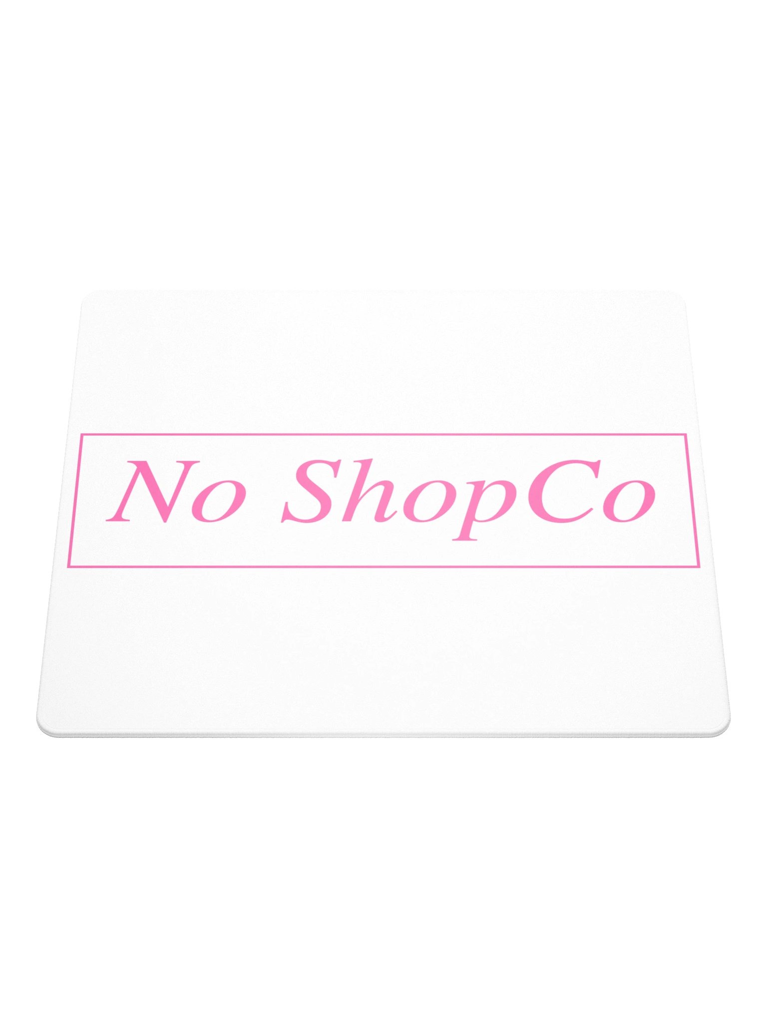 No ShopCo Gaming Mouse Pad - Pink on White product image (1)
