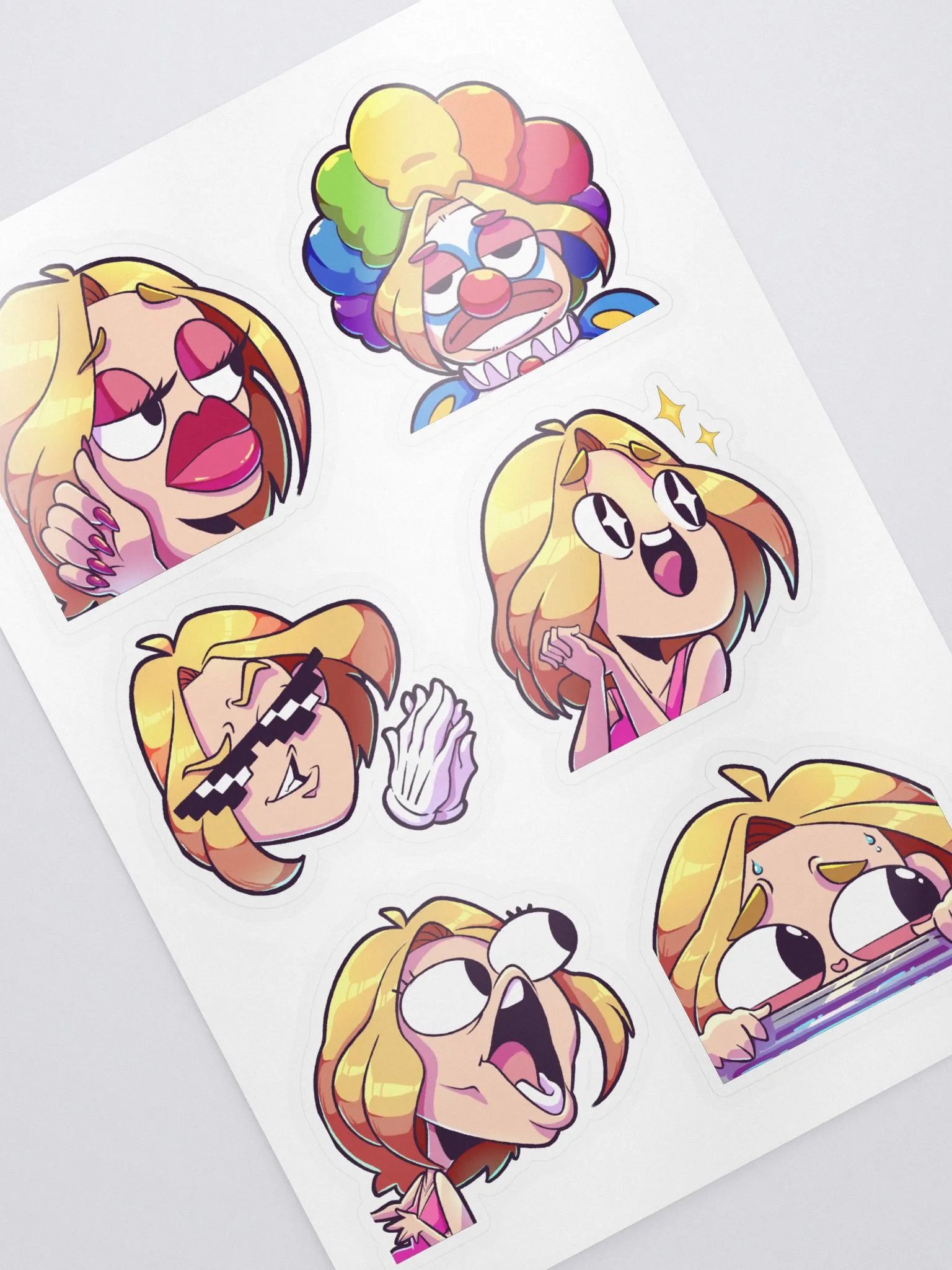 Emote Sticker Sheet [Page 2] product image (2)