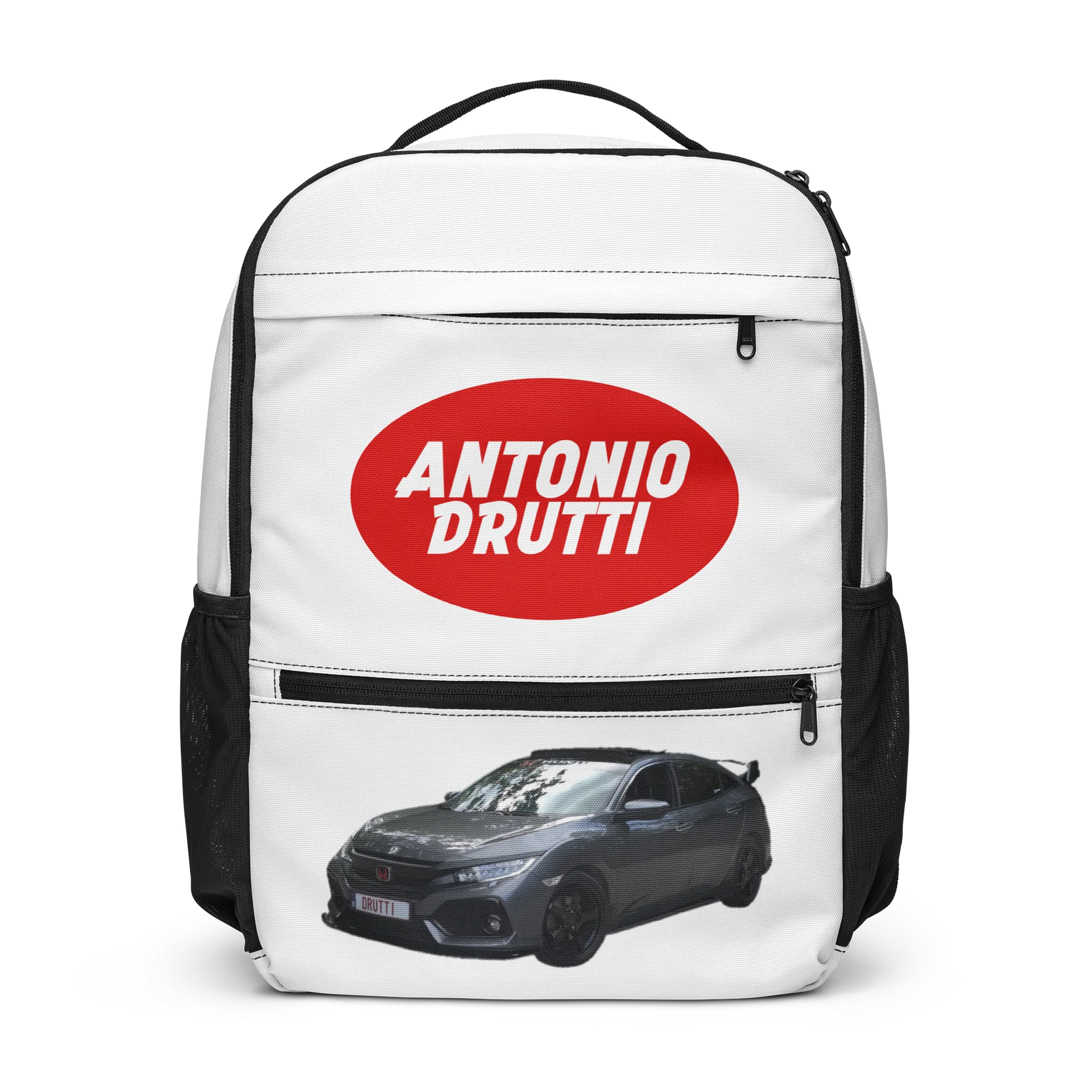 Antonio Drutti Black Car Utility Backpack, AD LOGO-> HONDA CIVIC FK7 PRESTIGE product image (1)