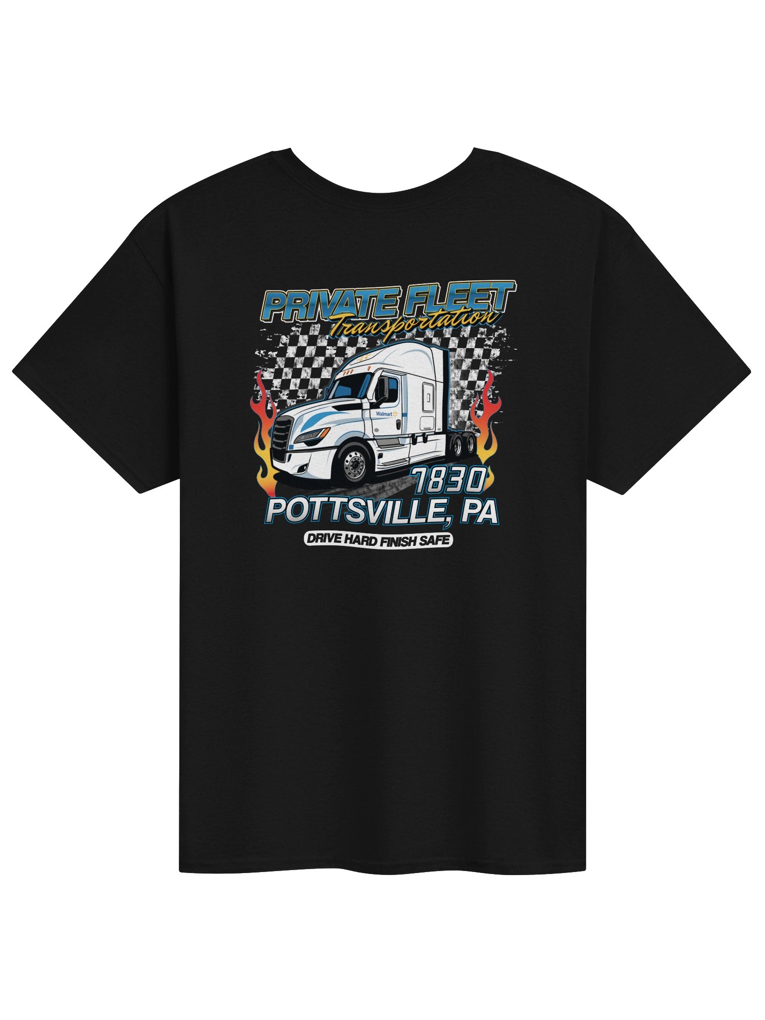 7830 Pottsville Private Fleet Racing Theme T-shirt product image (1)
